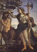 Sandro Botticelli, pallade e il centauro